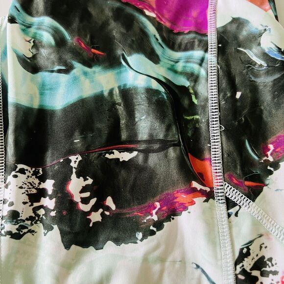 LULULEMON ATHLETICA Pigment Wave Multi Black Plum Speed Tight III Leggings- US 6 - Picture 4 of 8